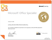 Microsoft Certified Application Specialist