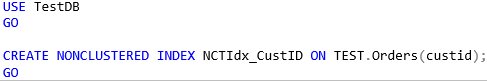 NONCLUSTERED INDEX