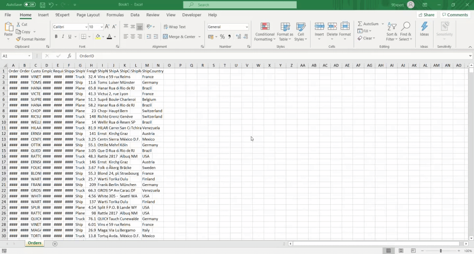 ตัวอย่าง มาโคร (Macro) จัดรูปแบบตารางให้สวยงามด้วย 1 คลิก โดยใช้ความสามารถ มาโคร (Macro) ในโปรแกรม Microsoft Excel