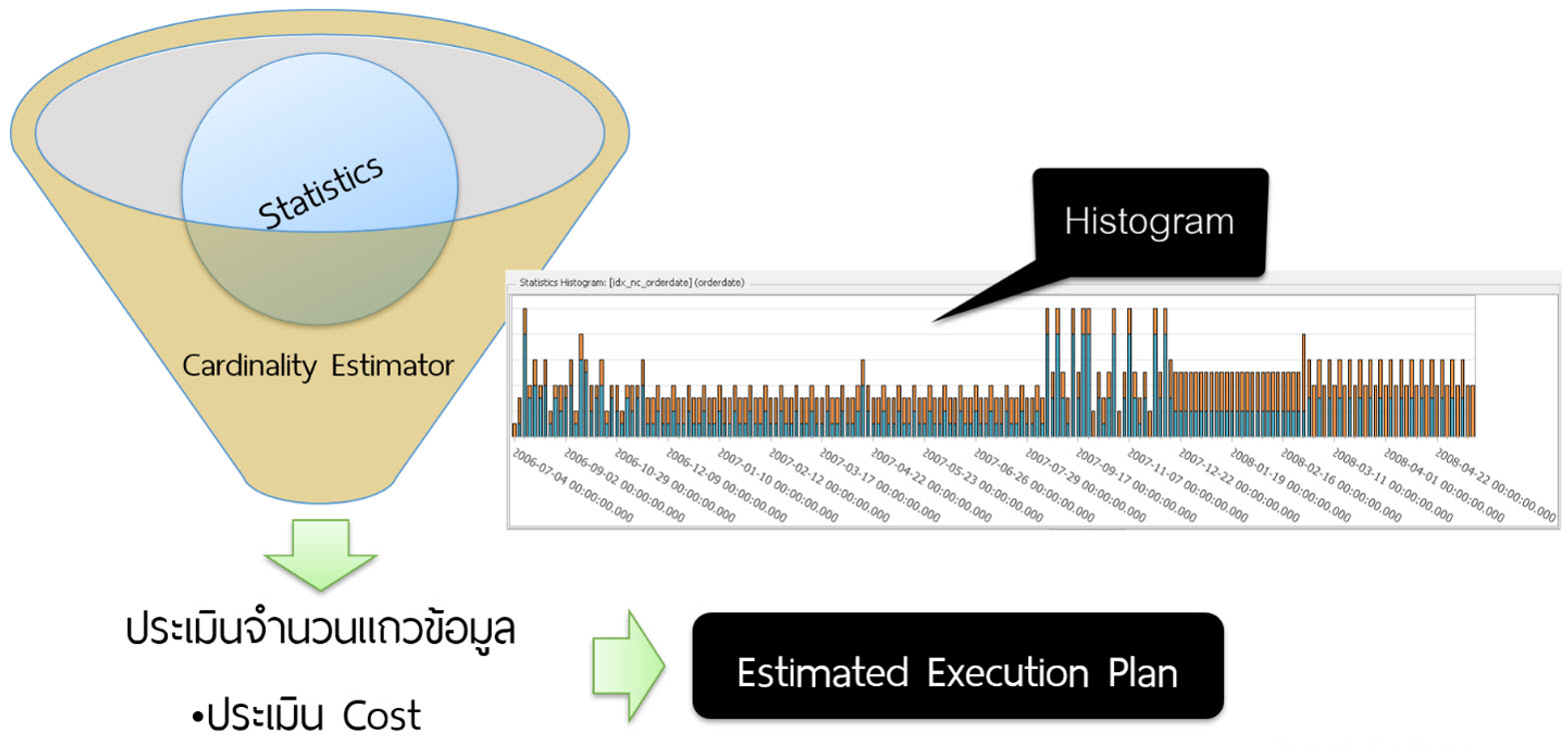 รูปภาพแสดง Database Statistics