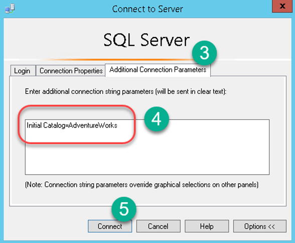 Additional Connection Parameters