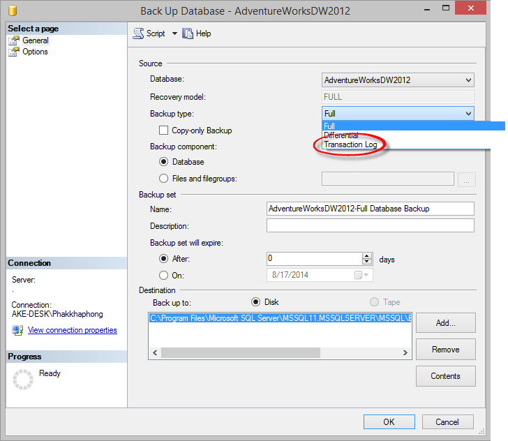 Microsoft SQL Server Transaction Log