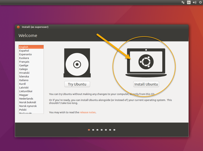 Install Ubuntu