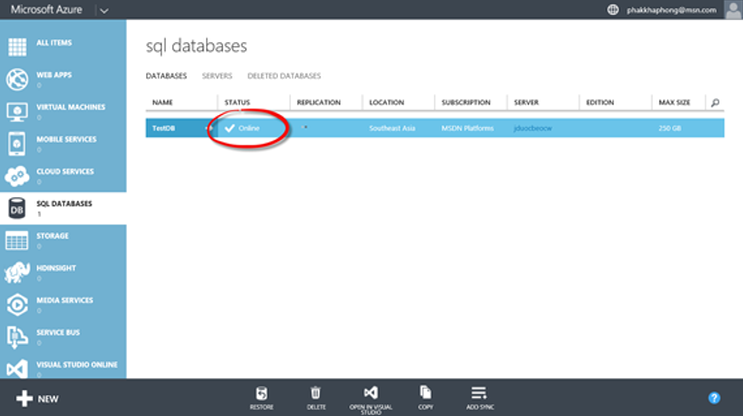  Azure SQL Database