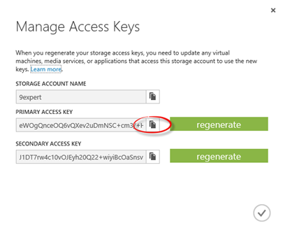 Manage Access Keys