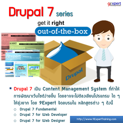 Drupal 7 เป็น CMS