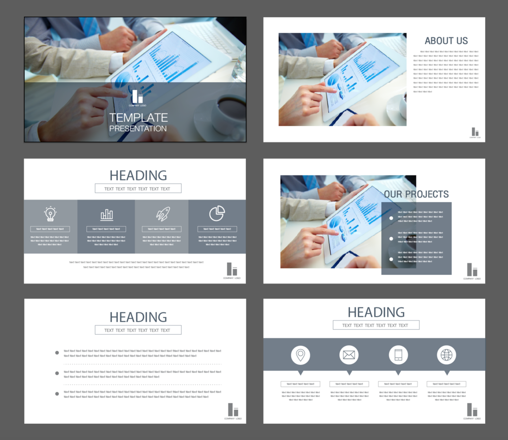 Template PowerPoint สวย ๆ ให้ความรู้สึก หรูหรา เรียบร้อย โมเดิร์น