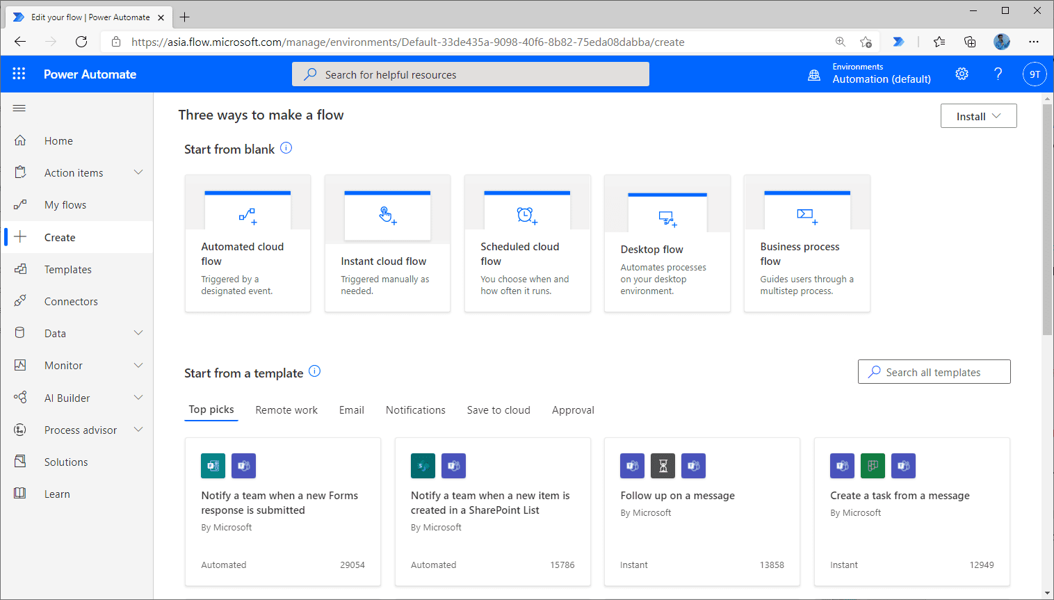 Workflow ใน Microsoft Power Automate