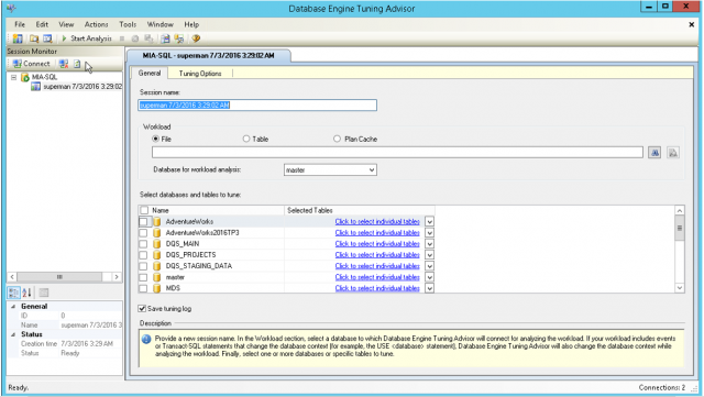 Database Engine Tuning Advisor