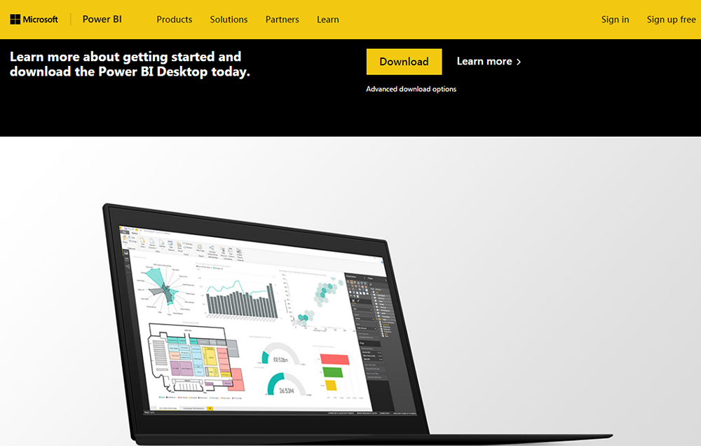 Download Power BI Desktop ได้ที่เว็บไซต์