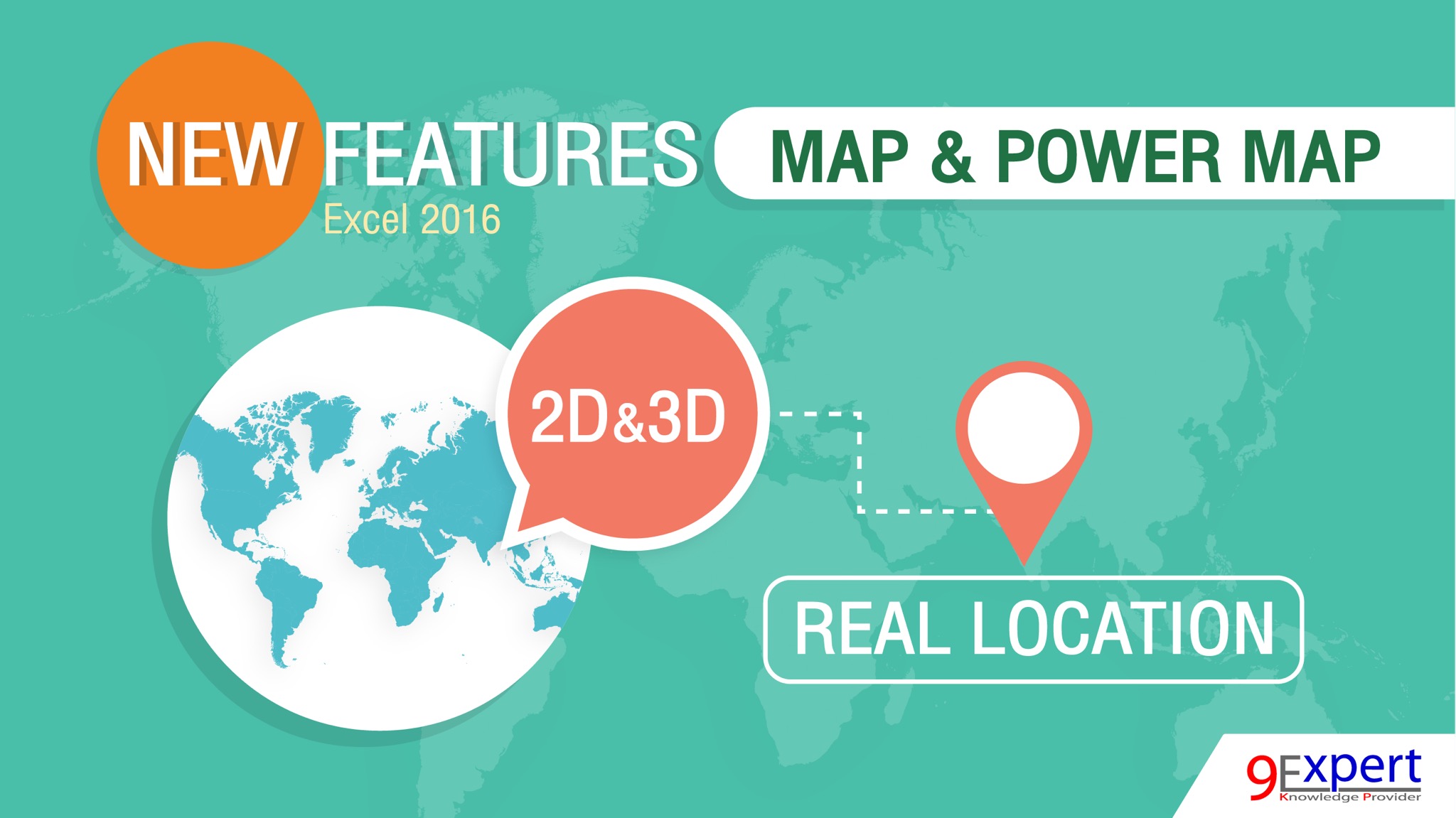 Microsoft Excel มาพร้อมกับ Map & Power Map