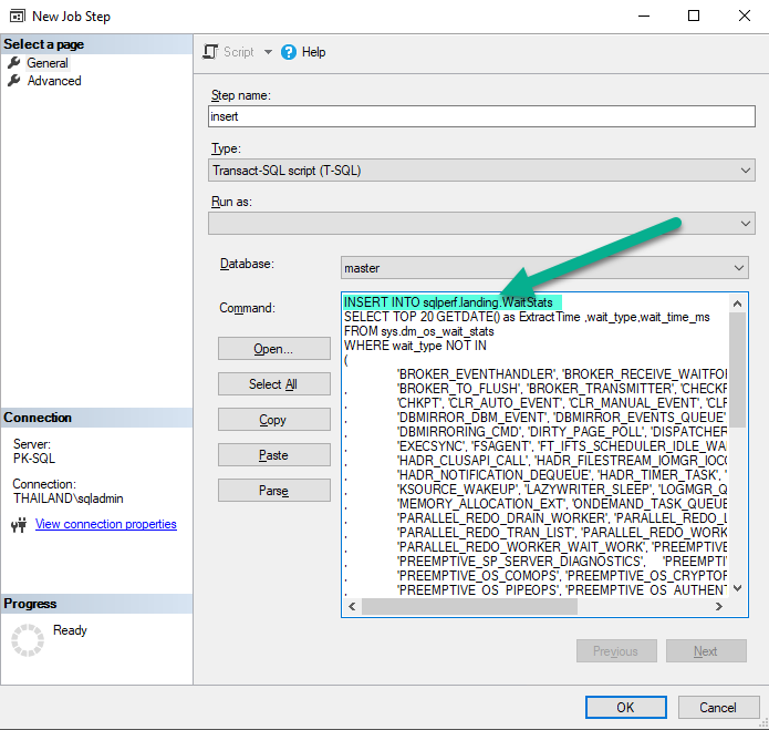 Job ใน SQL Server Agent