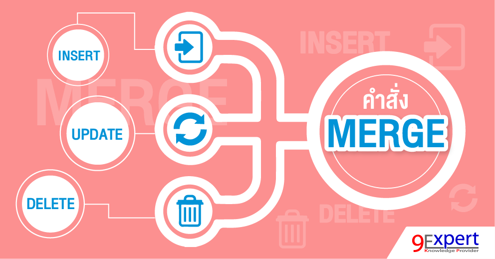 คำสั่ง MERGE