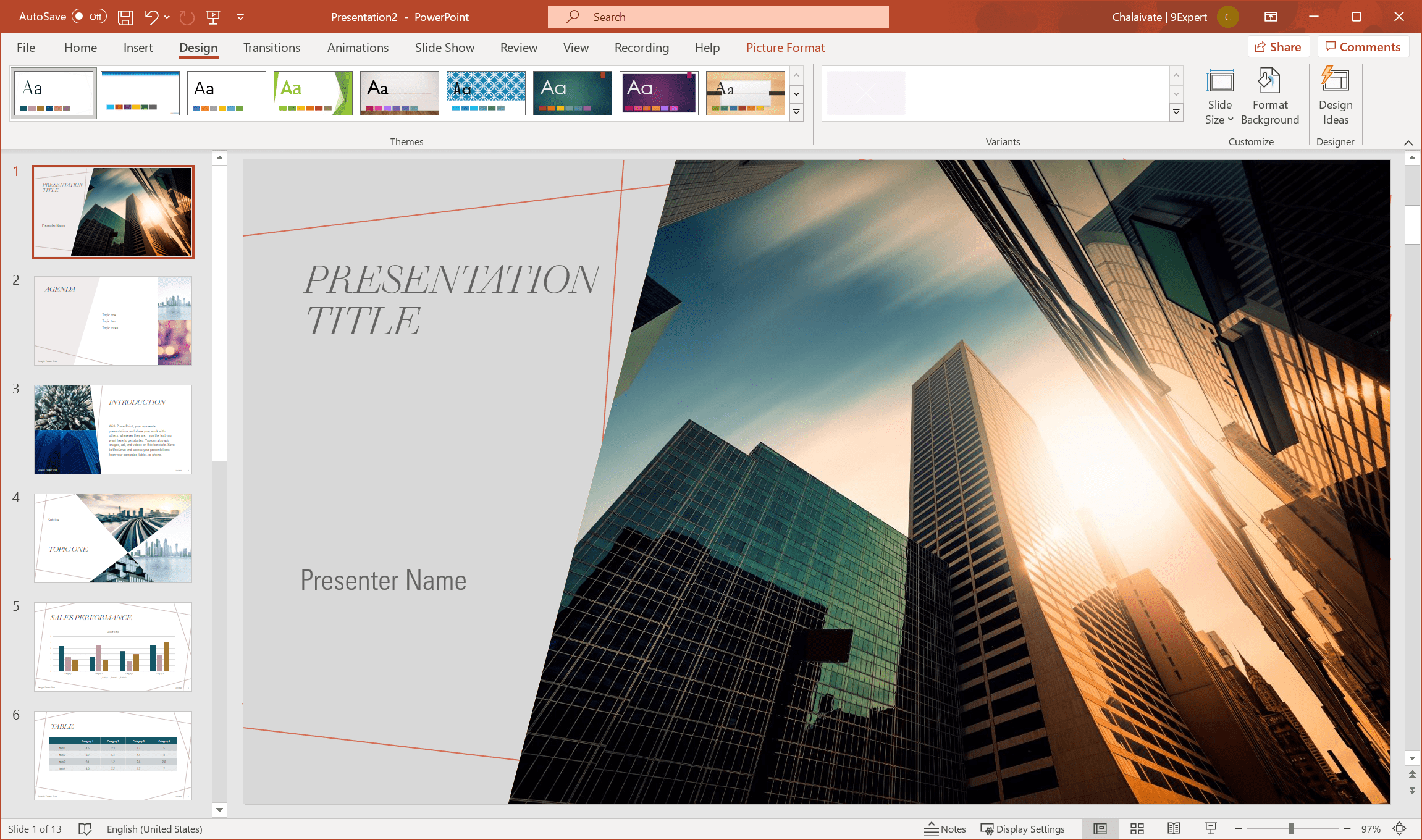 Microsoft PowerPoint ใน Microsoft 365 สำหรับการทำงานนำเสนอ