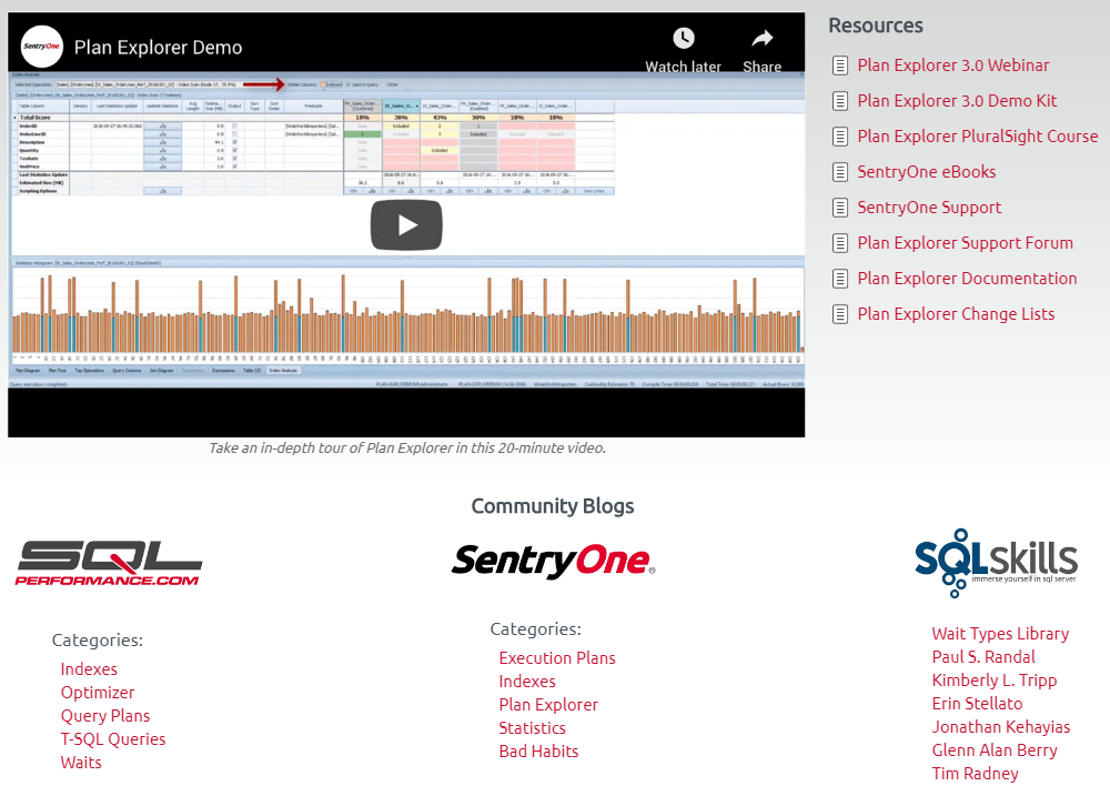 SentryOne Plan Explorer