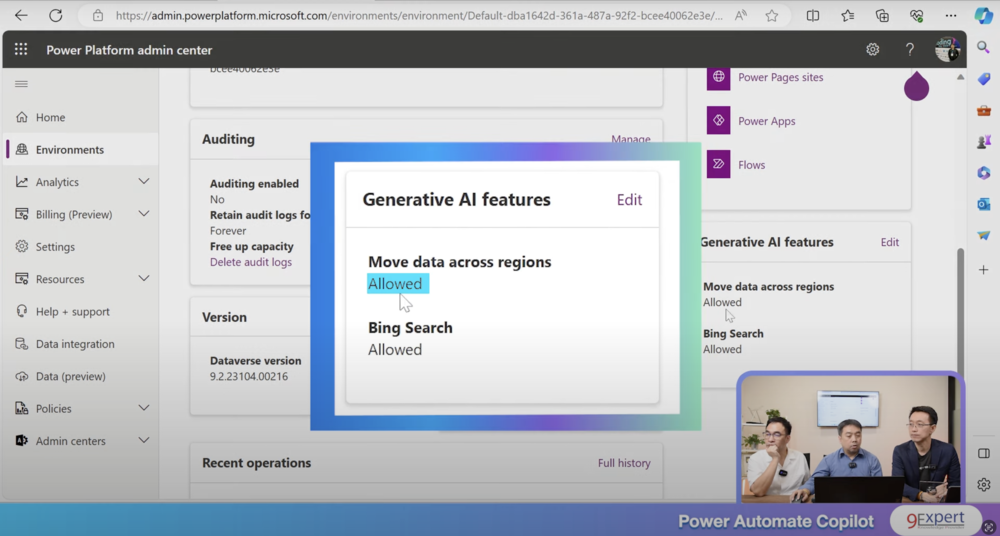 วิธีเปิดใช้งาน Copilot in Power Automate