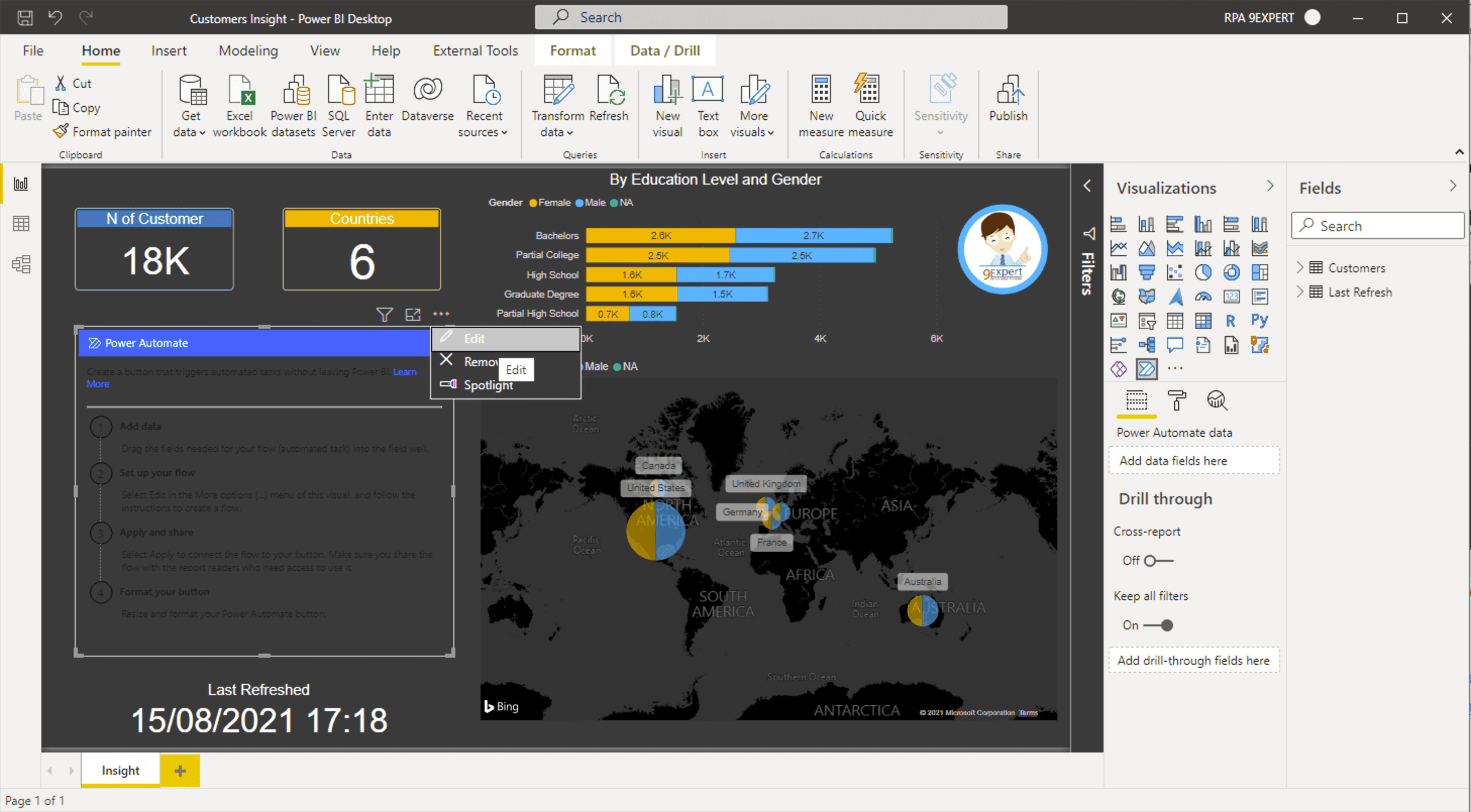 Power Automate Visual เพื่อสร้าง Workflow