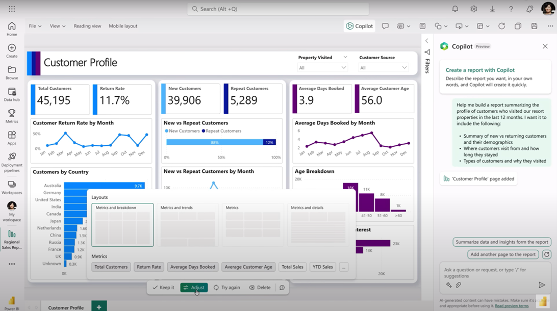 Power BI Copilot ช่วยสร้างรายงาน สรุปผล และหา insight ให้กับ Dataset ได้อย่างรวดเร็ว