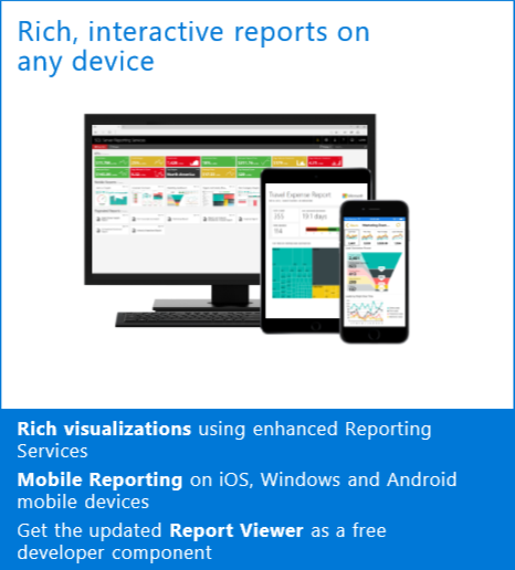 Microsoft SQL Server  Mobile Reporting