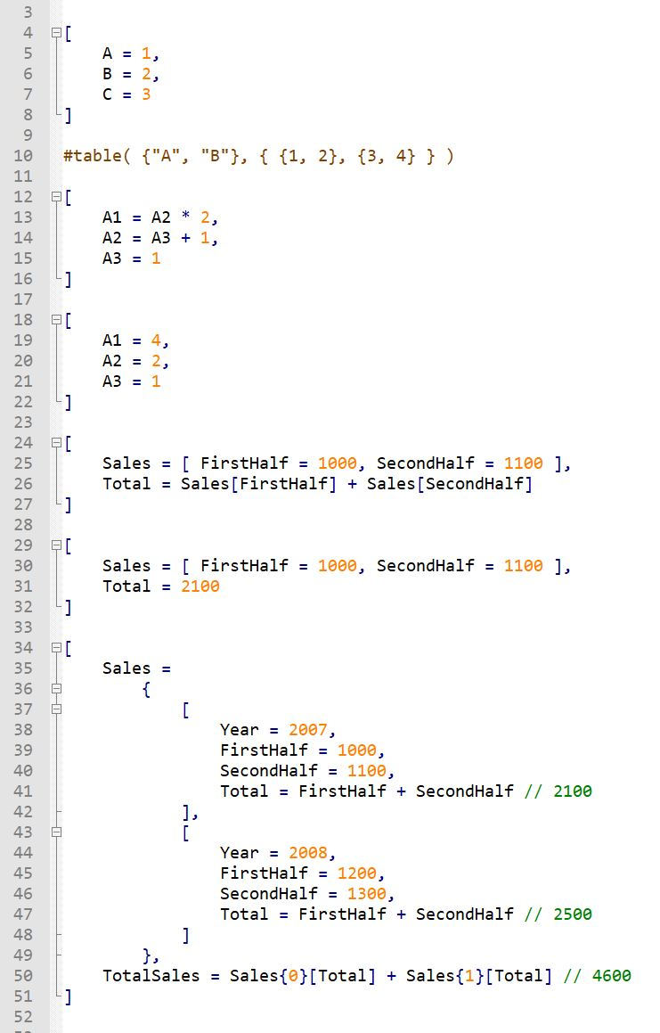 โค้ดตัวอย่าง เรคคอร์ด ฟิลด์ และตาราง