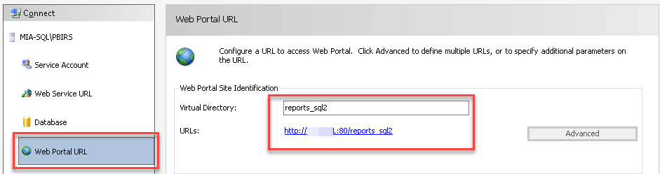 การตั้งค่า Web Portal URL