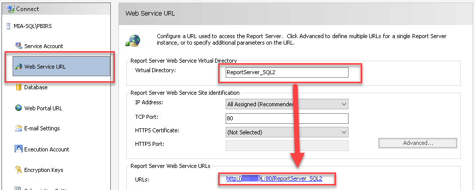 การตั้งค่า Web Service URL