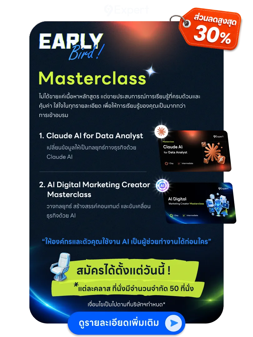 Early Bird Masterclass