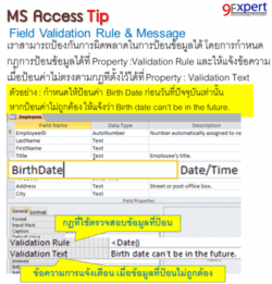 Microsoft Access Validation Rule