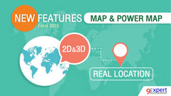 Microsoft Excel มาพร้อมกับ Map & Power Map