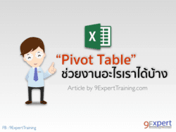 บทความ Pivot Table ช่วยงานอะไรเราได้บ้าง