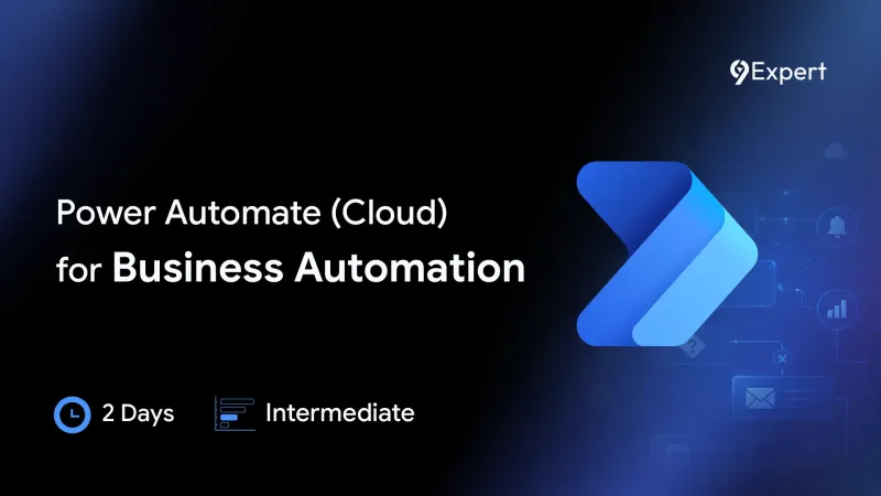 หลักสูตร Power Automate for Business Automation สอน ใช้ power automate