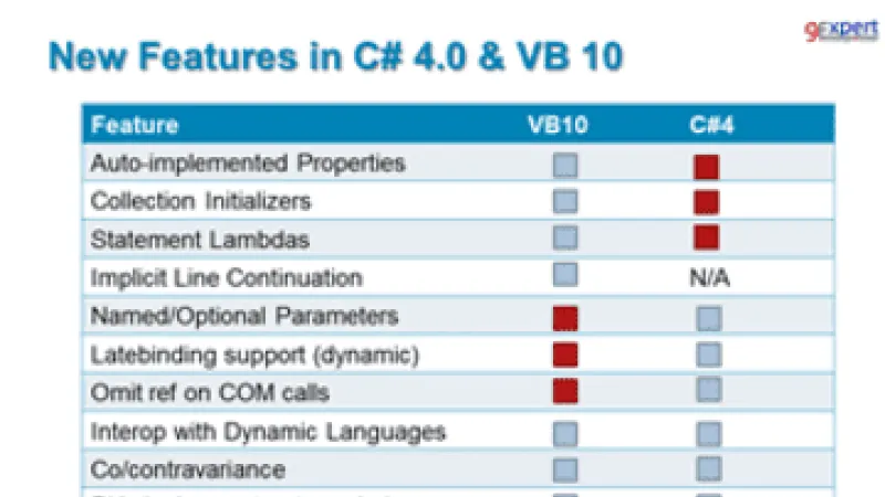 C#4.0 features