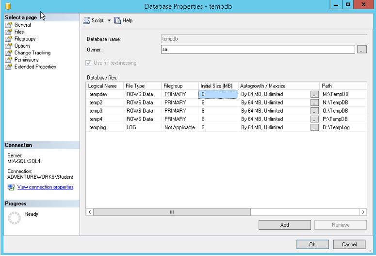 ตรวจสอบผ่าน SSMS (SQL Server Management Studio)
