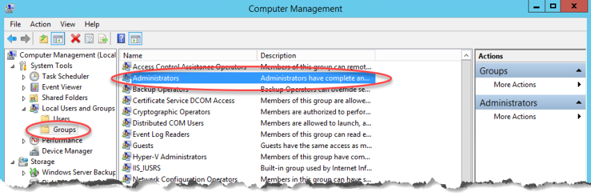 Local Users and Groups