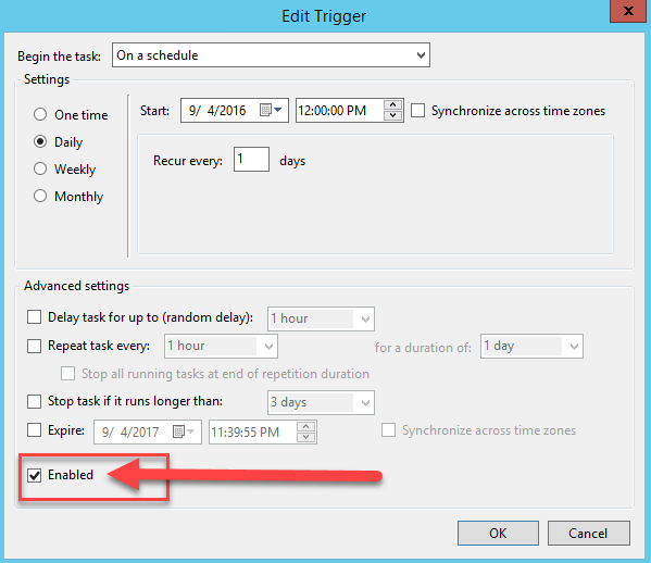  Checkbox ชื่อ Run with highest Privileges