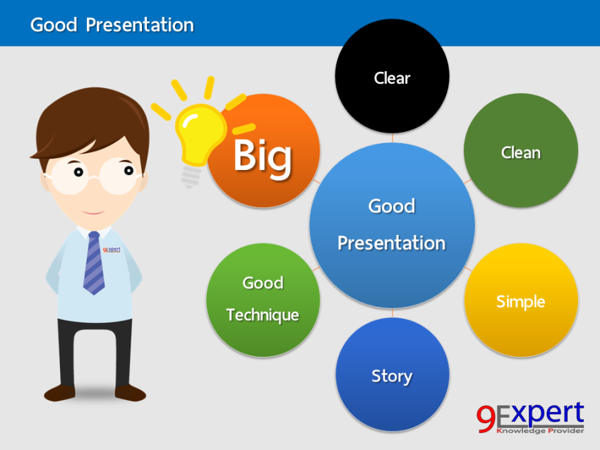 แนะนำการทำงานนำเสนอที่ดี (Good Presentation)