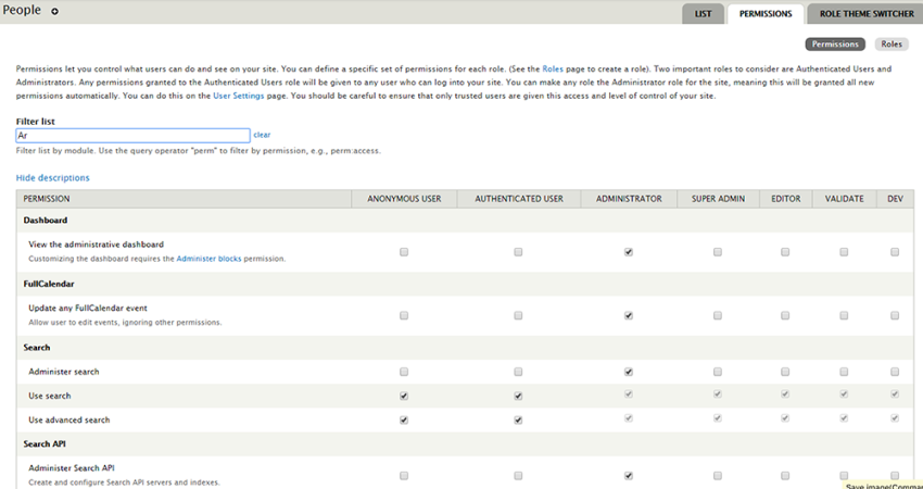 Technologies บน Drupal