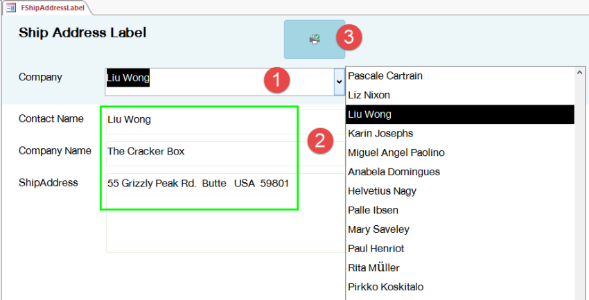 ตัวอย่างการนำค่าจาก Index ของ Combobox มาใช้งาน