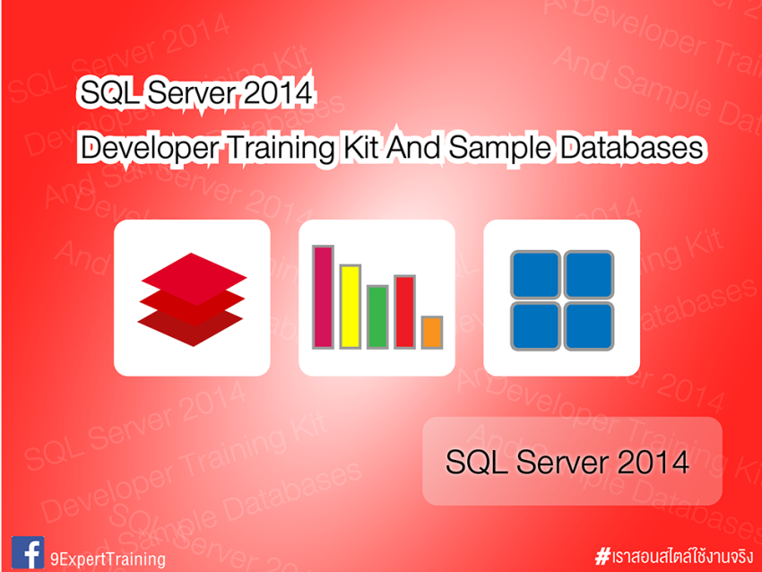 Microsoft SQL SERVER 2014 Developer Training Kit และ Sample Databases